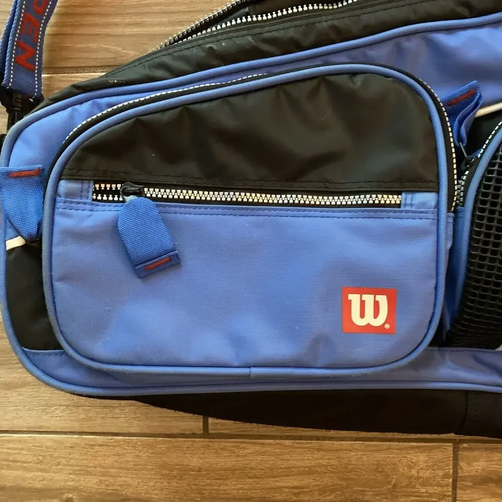 Wilson US Open Tennis Multi Racket Bag with Shoulder Strap